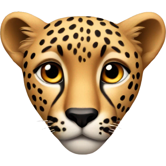 Cheetah heart emoji