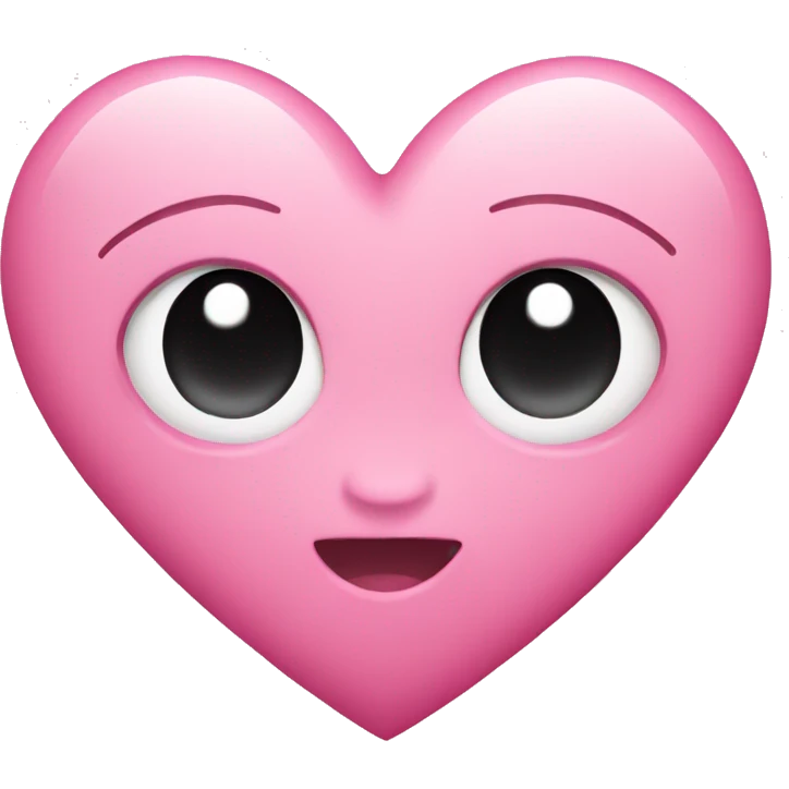 Pink heart emoji