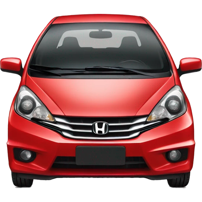 Car Honda fit red color emoji