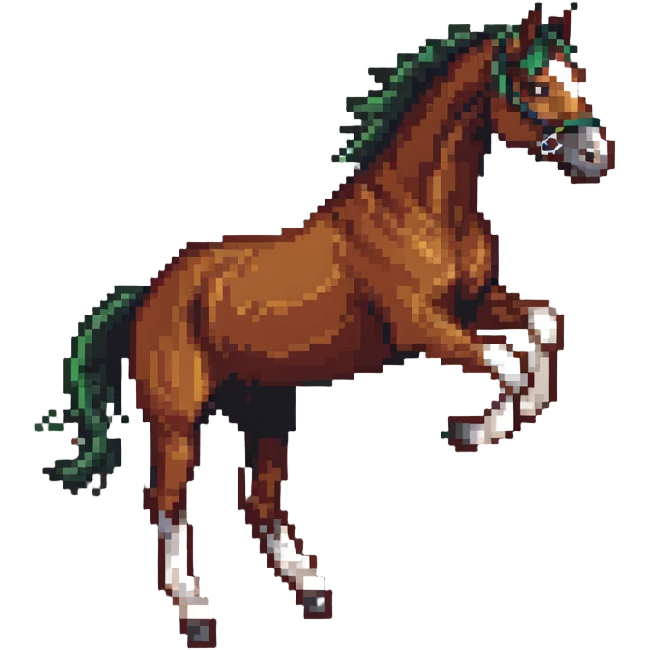 jumping horse emoji