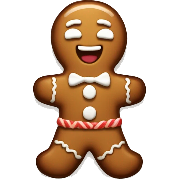 Gingerbread man  emoji
