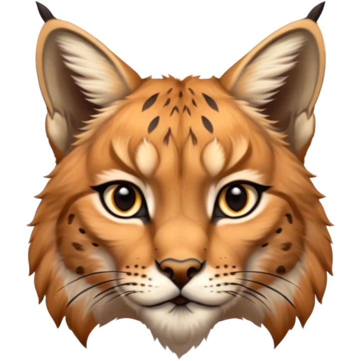 A high-resolution photo-realistic digital illustration of a majestic lynx, chest upward A high-resolution, photo-realistic digital illustration of a majestic young Eurasian lynx, shown from the shoulder upwards with markings emoji