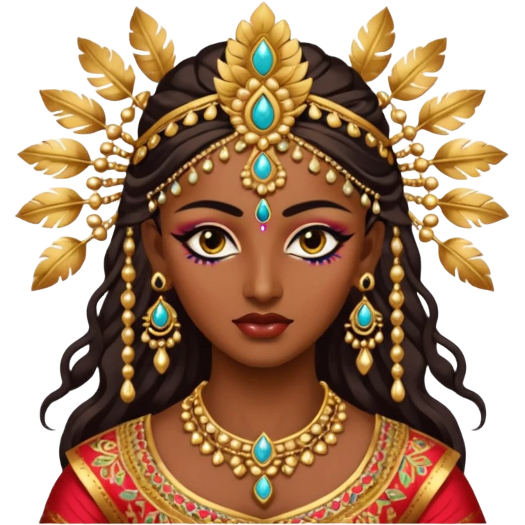 indian dancer face emoji