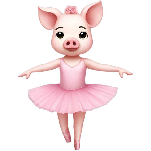 Ballerina Pig emoji