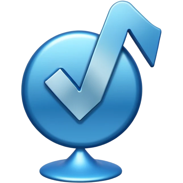 Q salga verificado azul en tik Tok emoji