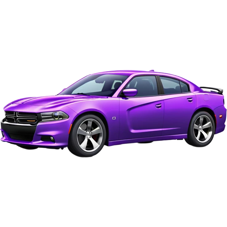Dodge Charger purple emoji