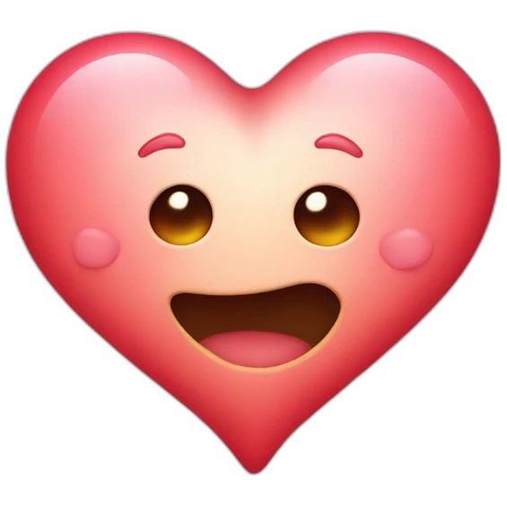  heart melts emoji