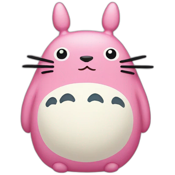 pink totoro emoji