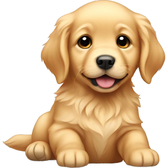 Baby Golden Retriever emoji