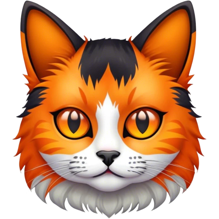 Multi colored Kira cat emoji