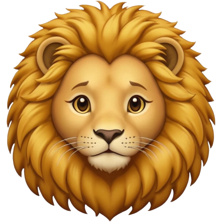 lion in love emoji