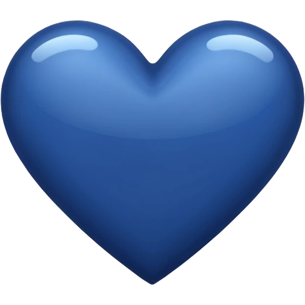 navy blue heart emoji