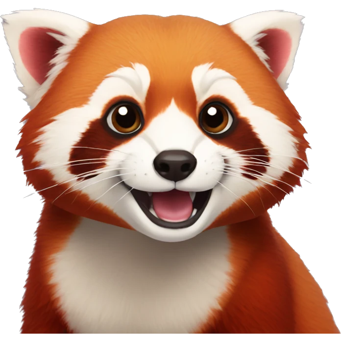 Red Panda-ferret-hybrid emoji