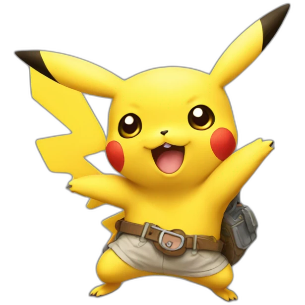 Pikachu la racaille emoji
