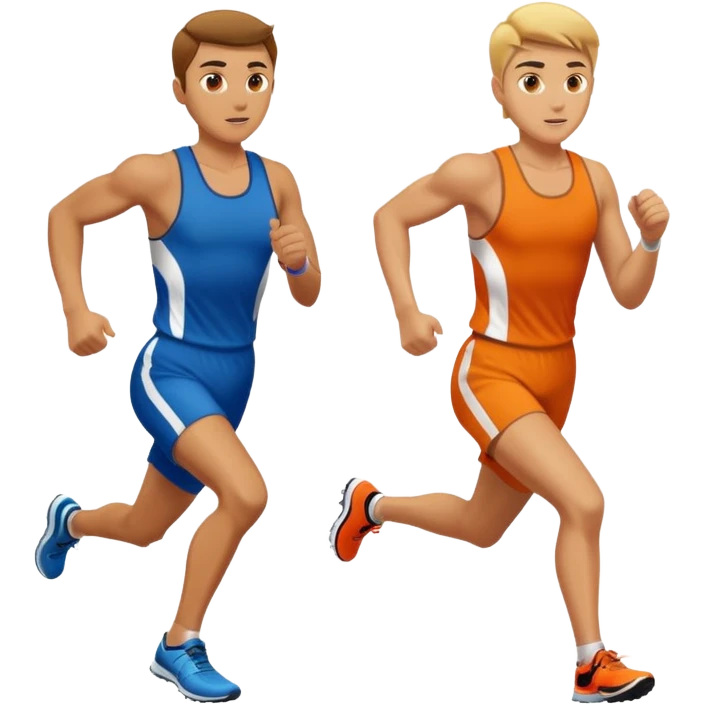 running race finish emoji