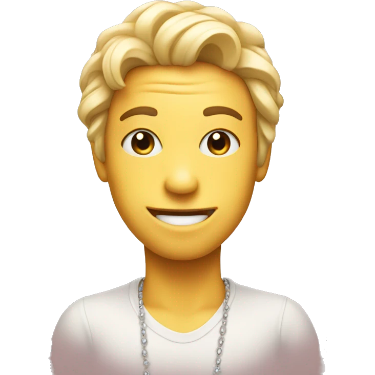 Smiley face with a posh face emoji