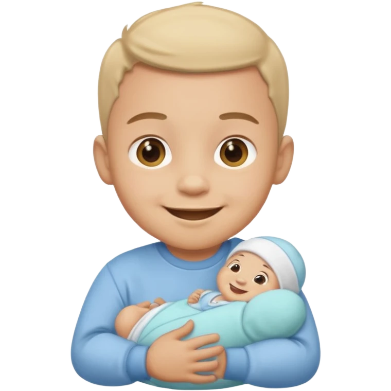 man with eros baby clothes emoji