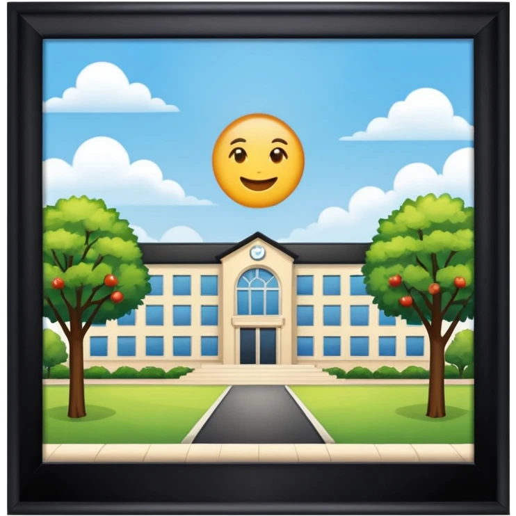 AFUERA DEL CAMPUS SIN CRUZ ARRIBA emoji