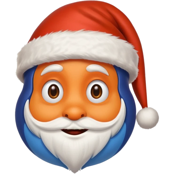 Dory wearing a santa hat emoji