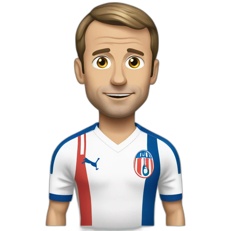 Emmanuel Macron footballeur emoji