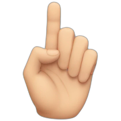 Hand heart simbol  emoji
