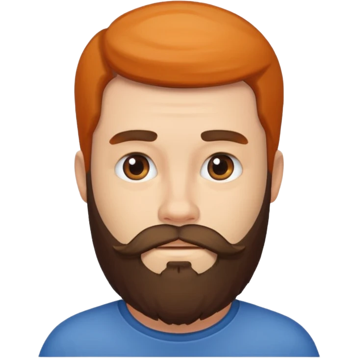 bearded man emoji