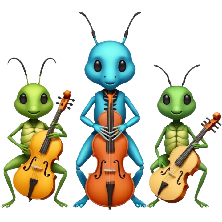Musician Insects emoji