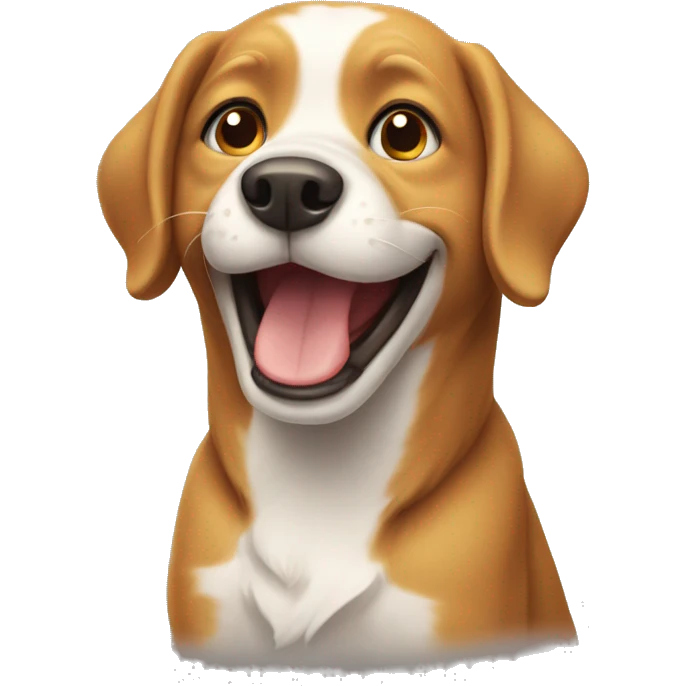Happy dog emoji