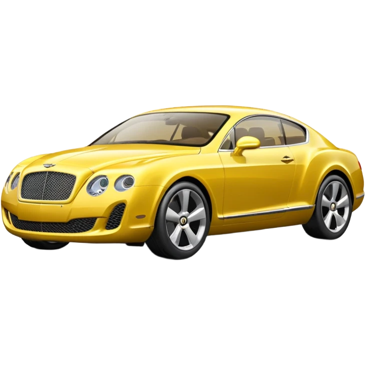Yellow Bentley emoji