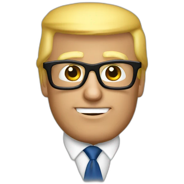 Trump-lunette emoji