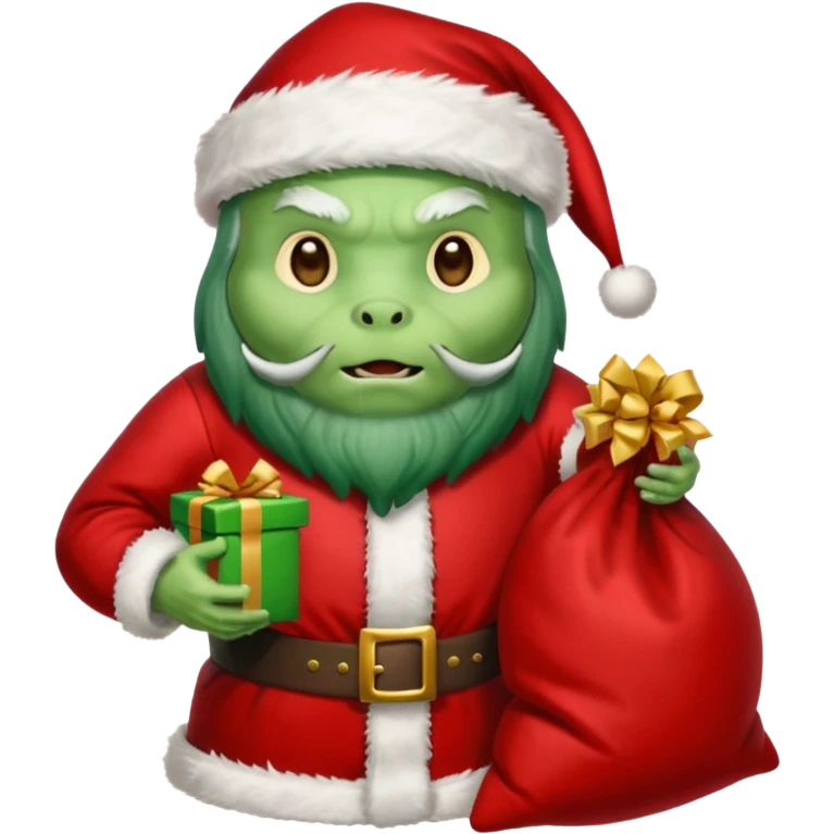 The Predator as  Santa Claus emoji