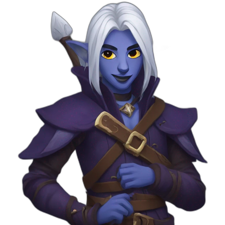 Drow bard dnd emoji