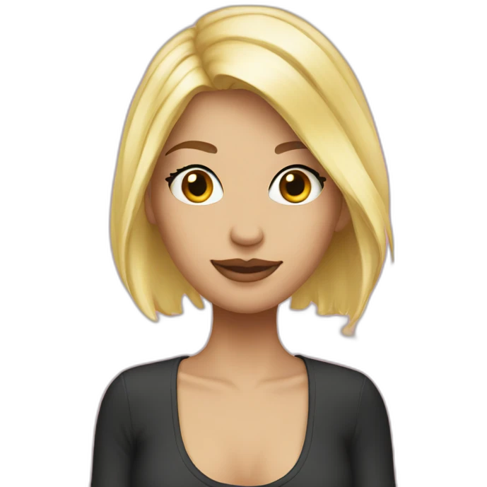 blonde-pink-caps emoji