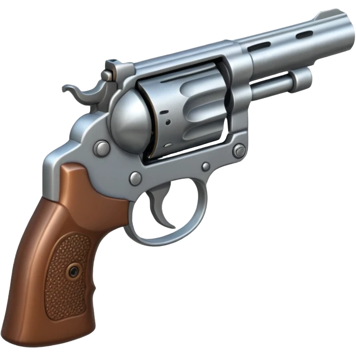 Create a revolver gun emoji