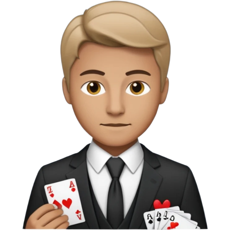 Black jack player emoji