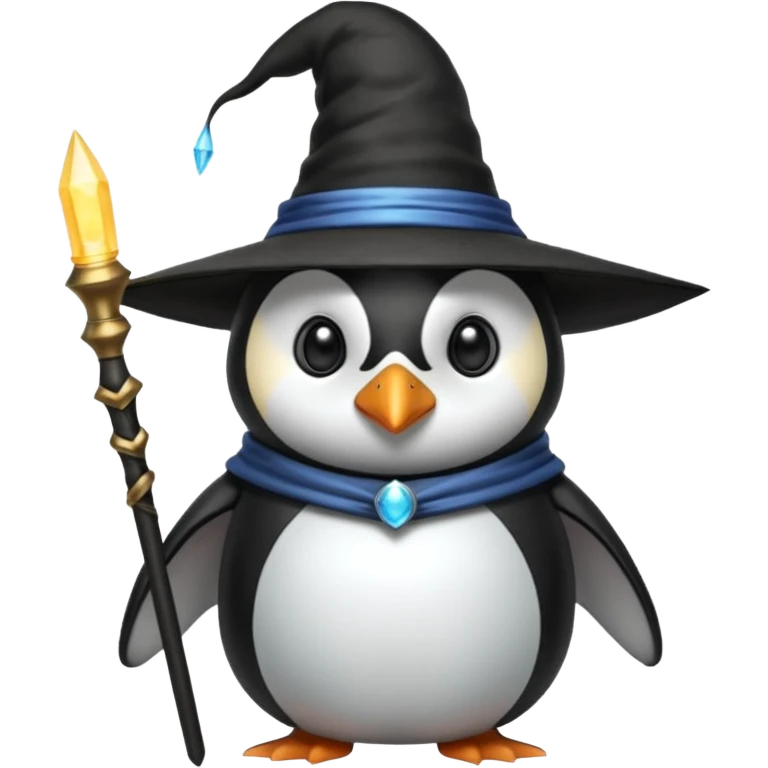 Penguin Wizard emoji