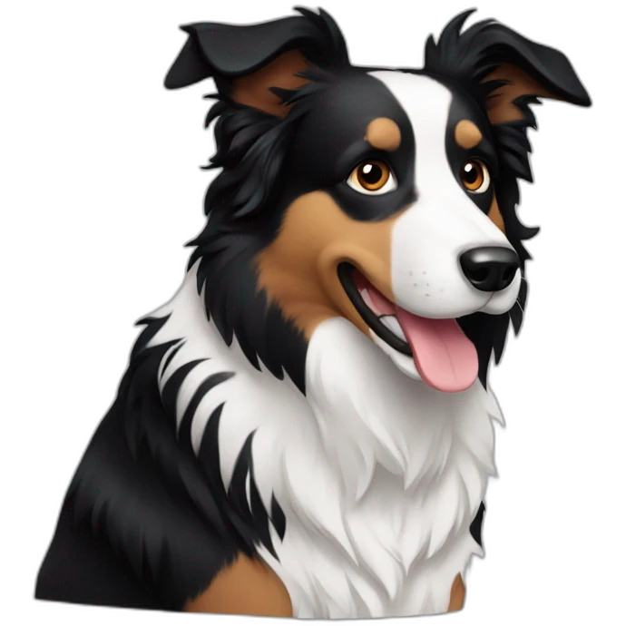 Border collie emoji