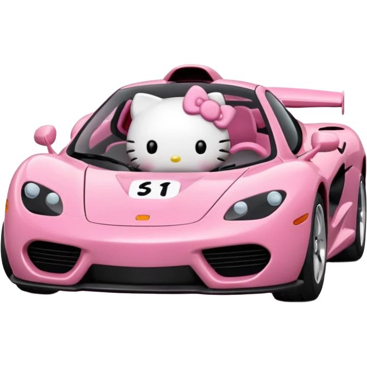 Hello kitty mclaren f1 emoji