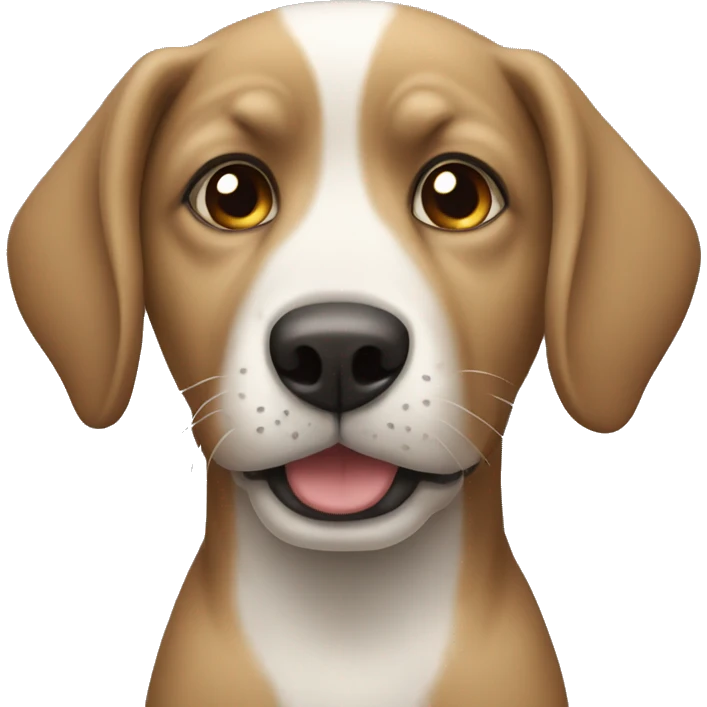 Un perro emoji