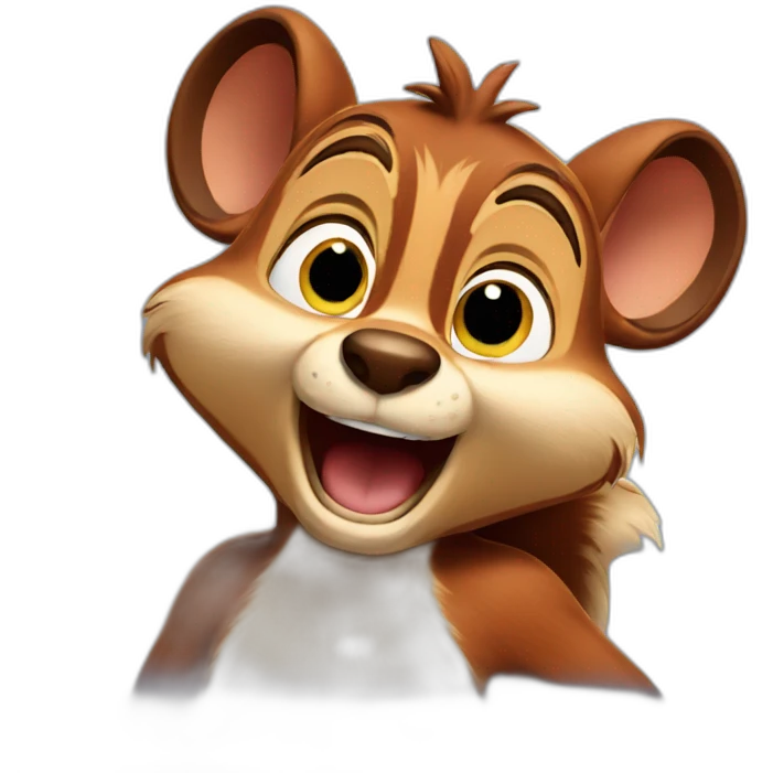 Surprised Chip and Dale emoji