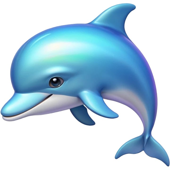 Aesthetic dolphin emoji