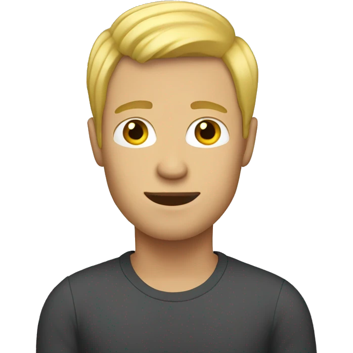 blonde man emoji