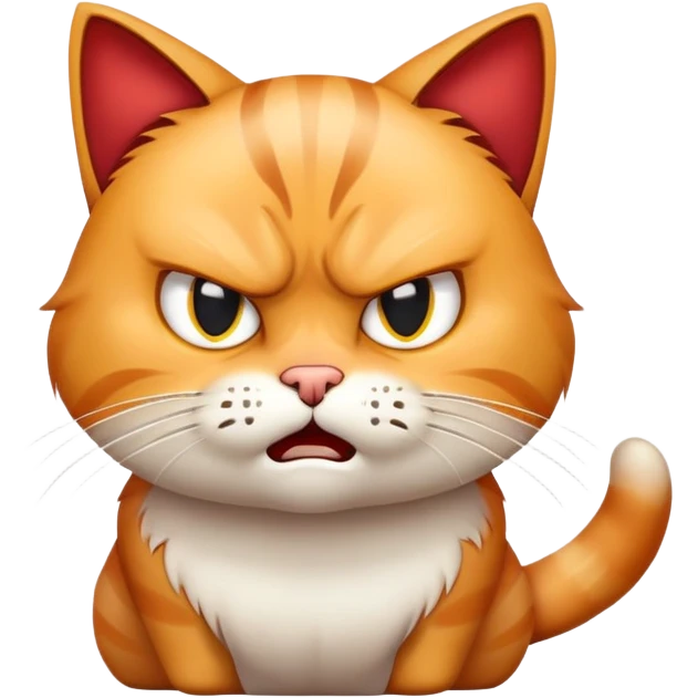 Cat bad emoji