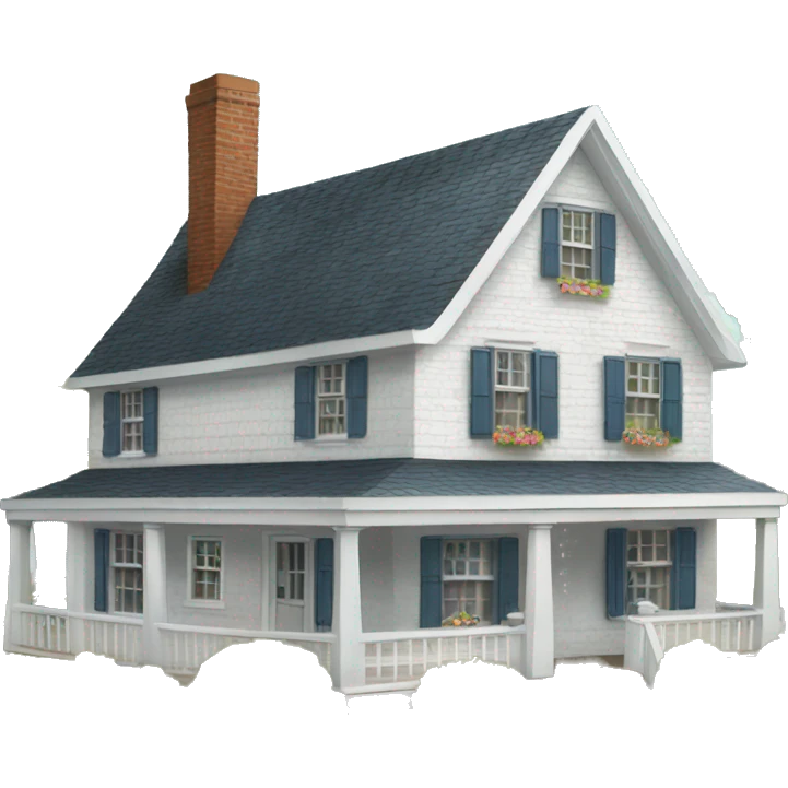 cape cod house emoji