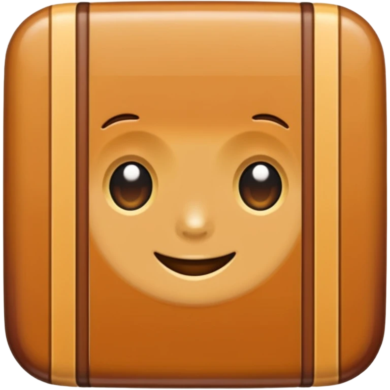 retro caramel striped  emoji