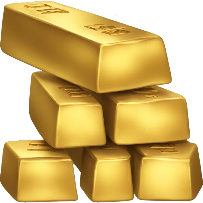 Gold bars emoji