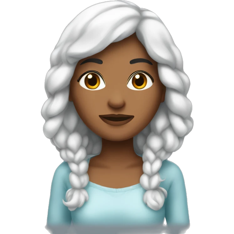 Hot girl who can melt an igloo emoji