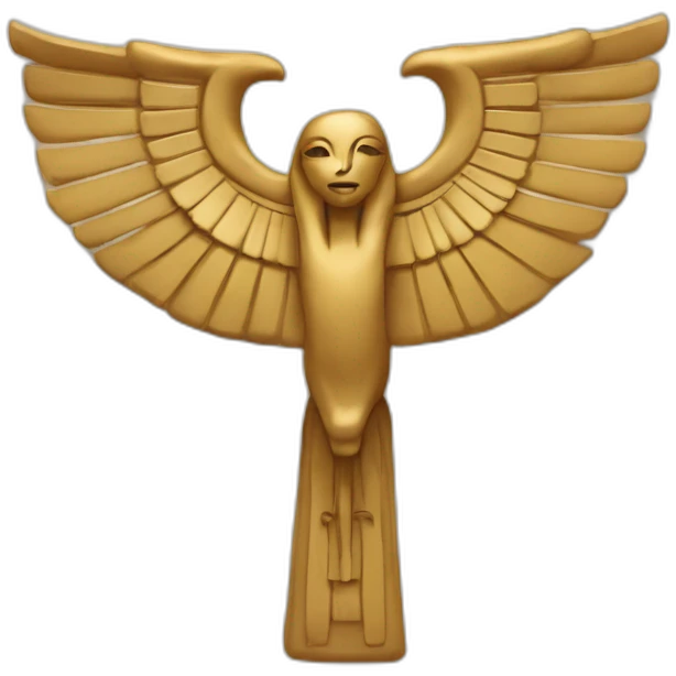 𓂺 (Egyptian hieroglyphic, imagined as it's real life meaning) emoji
