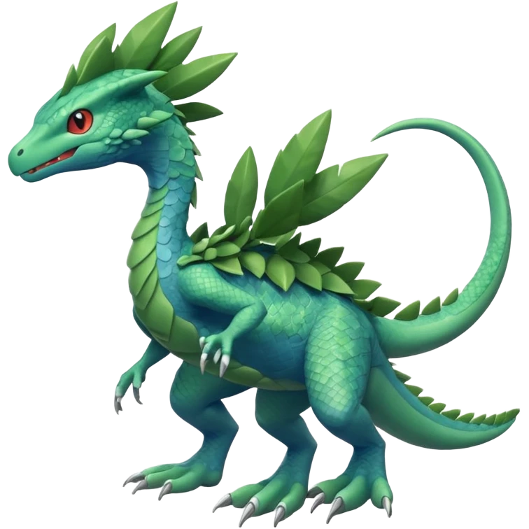 Sceptile-Inteleon-Pokémon-Fakémon-creature emoji