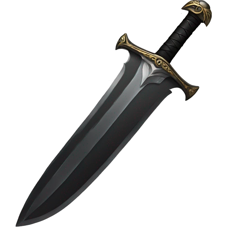 black sword emoji
